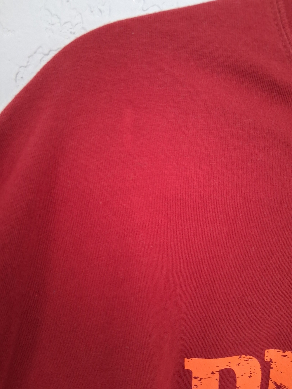 Duluth Trading Co Red Orange Logo Long Sleeve Longtail T Shirt Size L - Picture 5 of 5